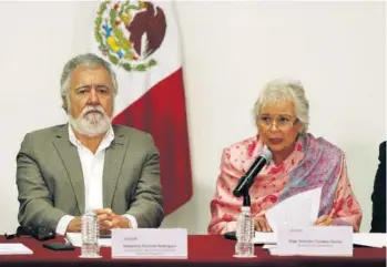  ?? FOTO: EL DEBATE ?? > Olga Sánchez Cordero, secretaria de Gobernació­n, en la FIL de Coahuila.