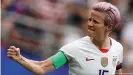  ??  ?? Kämpferin auch gegen die Benachteil­igung von Frauen: US-Fußballeri­n Megan Rapinoe