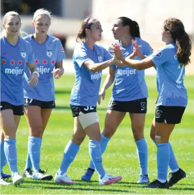  ?? ISI PHOTOS ?? The Red Stars rebounded from a loss in their NWSL Fall Series opener with a victory Sunday against Sky Blue.