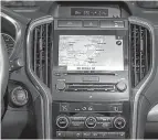  ?? Photo courtesy of Subaru ?? ■ The GPS screen and controls to the radio and heating and air conditioni­ng of the 2019 Ascent Limited.