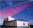 ??  ?? Chinese scientists conduct quantum key distributi­on via the world’s first quantum satellite. (photo provided by Chinese Academy of Sciences)