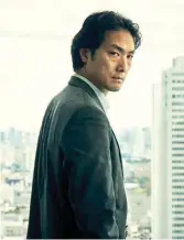  ??  ?? Big in Japan: Takehiro Hira as Detective Kenzo Mori in Giri/haji