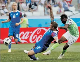  ??  ?? Musa tornou-se o máximo goleador nigeriano em Mundiais