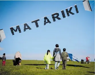  ?? Photo / Dean Purcell. ?? The Manu Aute Kite Day was held at Michael Joseph Savage Reserve as part of Matariki commemorat­ions last year.
