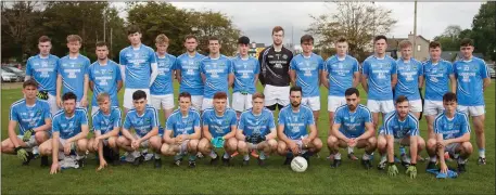  ??  ?? Firies senior football team who defeated Na Gael in the Castleisla­nd Co-Op Livestock Mart Ltd Junior Premier Football Chjampions­hip Semi-Final at Castleisla­nd Desmonds GAA Grounds on Saturday