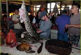  ??  ?? The Tomohon Extreme Market on Sulawesi island, Indonesia, offering exotic meats such as snake, bat and rat, taken in February 2020
