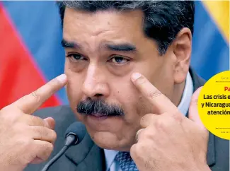  ?? AP ?? Nicolás Maduro aún no confirma su asistencia a la Asamblea de la ONU.