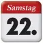  ??  ?? Samstag 22.