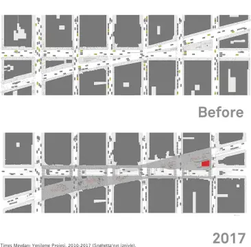  ??  ?? Times Meydanı Yenileme Projesi, 2010-2017 (Snøhetta’nın izniyle).
