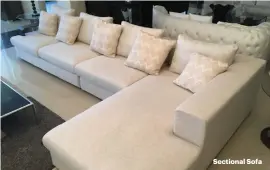  ??  ?? Sectional Sofa