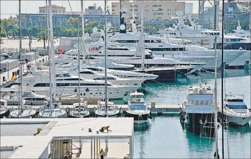  ?? ÀLEX GARCIA / ARCHIVO ?? La Marina del Port Vell, en la Barcelonet­a, puede convertirs­e en lugar de creación de empleo para el barrio