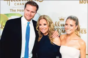  ?? Greg Doherty / WireImage ?? Cody Gifford, Kathie Lee Gifford and Cassidy Gifford arrive for the 2017 Summer TCA Tour on July 27, 2017 in Beverly Hills, Calif.