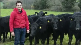  ??  ?? Clive Buttimer, Ahaliskey, Ballinasca­rthy, Bandon has been shortliste­d for a Bord Bia ‘Origin Green’ award. Photo: Gerard McCarthy