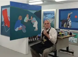  ?? SUPPLIED ?? Artist Charles Pachter, charmed by the area’s people, establishe­d a studio in Orillia.