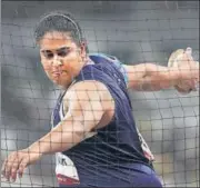  ?? PTI ?? India’s Kamalpreet Kaur finished sixth in the women's discus throw final, in Tokyo on Monday.