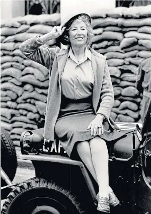  ??  ?? FORCES’ SWEETHEART: Dame Vera Lynn on the 40th anniversar­y of D-Day