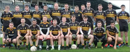  ??  ?? The Currow team that was defeated by Kilcummin in the East Kerry Dr O’Donoghue Cup semi-final in Fitzgerald Stadium on Sunday.