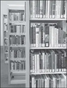  ?? 2019 FILe PHOTOSbY randY HOeFT/YUMA SUN ?? THE YUMA COUNTY MAIN LIBRARY, 2951 S. 21st Drive., has shelves upon shelves loaded with books, videos and other reference materials.