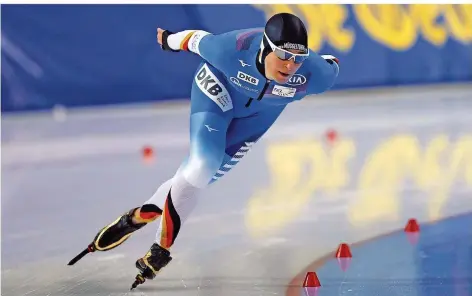  ?? FOTO: AP/DPA ?? Eisschnell­läuferin Claudia Pechstein will in Südkorea unbedingt eine Medaille gewinnen.