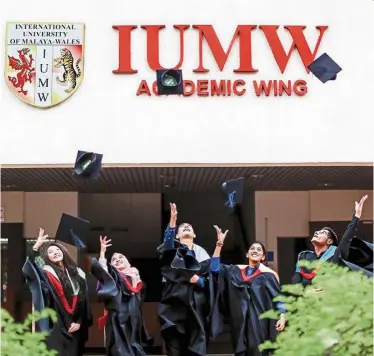  ??  ?? Empower yourself and inspire others with a world-class education at IUMW.