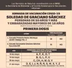 ??  ?? El gobierno de SLP, J.M. Carreras, informó que concluyó la vacunación de personas de 60 años y más en los 58 municipios de la entidad.