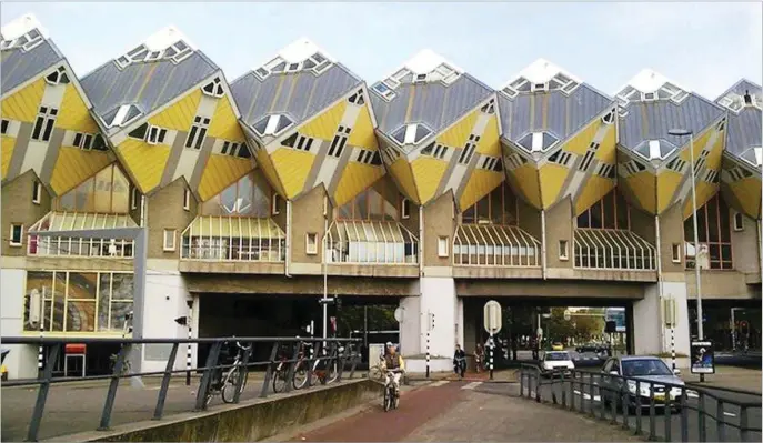 ??  ?? Cube houses in Rotterdam