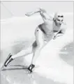  ??  ?? U.S. Olympic speedskate­r Eric Heiden is on his way to winning the 1,500 metres at Lake Placid, N.Y. , winning all five of his races and setting four Olympic records and one world record, 38 years ago today.