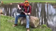  ?? HILANGO STUDIOS ?? Lumberjack is one of the many performers on Painesvill­e’s Masked Singer.