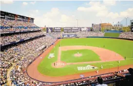  ??  ?? El estadio Monterrey, en un juego de MLB