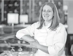 ?? BARTOLOTTA RESTAURANT­S ?? Amanda Langler is the executive chef at Mr. B’s – A Bartolotta Steakhouse.