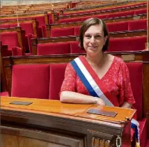  ?? (Photo ALP) ?? Alexandra Martin : pour elle, l’assemblée nationale est « l’antre de la démocratie ».