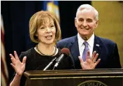  ?? GETTY IMAGES ?? Minnesota Lt. Governor Tina Smith will be the second Democrat on a path to the Senate in as many days, after Doug Jones’ victory in Alabama in Tuesday’s special election.