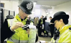  ?? Bruno Vincent ?? PATROLS: British Transport Police will turn up unannounce­d at railway stations to ‘deter, detect and disrupt’ crime