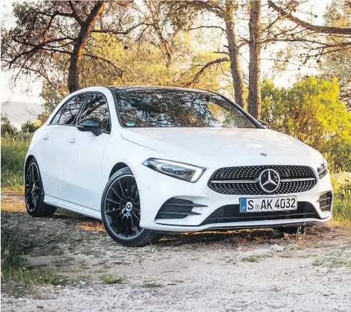  ?? PHOTOS: NICK TRAGIANIS / DRIVING.CA ?? The 2019 Mercedes-Benz A-Class is a different breed of “entry level” Benz, Nick Tragianis writes.