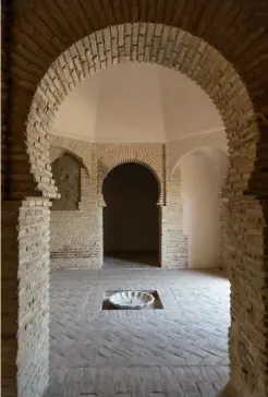  ??  ?? (Left) The presence of Christiani­ty and Islam is visible in the architectu­re of Jerez. The Cathedral of the Holy Saviour was built in the 17th century and towers over the alcázar, constructe­d in the 11th; (above) horseshoe archways were popular with Moorish architects in southern Spain from the seventh century onwards.