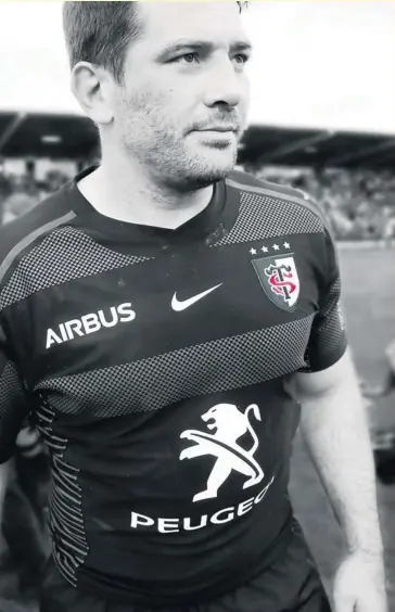  ?? Photos Midi Olympique - Patrick Derewiany ?? Florian Fritz, un joueur très discret qui aura marqué l’histoire de son club, le Stade toulousain mais aussi celle d’un rugby qui tend à devenir plus uniforme.