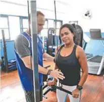  ??  ?? Nilópolis conta até com aulas de musculação