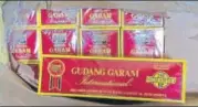  ?? HT PHOTO ?? Smuggling Gudang Garam, an Indonesian brand of cigarettes, has increased owing to rise in import taxes.