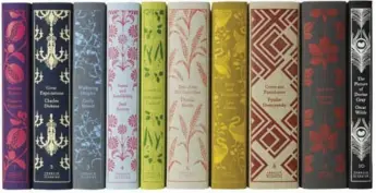  ?? COURTESY PENGUIN ?? Book jacket designer Coralie Bickford-Smith has breathed new life into Penguin’s roster of classics through great design with no detail overlooked. “I just wanted to blow people’s minds and make these classics into objects of beauty that they wanted to...