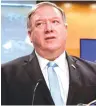  ?? (Reuters) ?? MIKE POMPEO