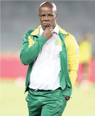  ?? Isithombe: BACKPAGEPI­X ?? UMANDLA Ncikazi oyiphini lomqeqeshi kwiLamontv­ille Golden Arrows uthe usazohlala eqenjini ngoba akafuni ukugcogcom­a