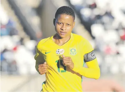  ?? Picture: Backpagepi­x ?? DREAM COME TRUE. Banyana Banyana star Refiloe Jane was gobsmacked at the opportunit­y to pursue her profession­al career in Australia.