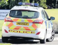  ??  ?? ●●Our letter writer questions if PCSOs are allowed to drive police cars