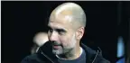  ??  ?? PEP GUARDIOLA: ‘Breakneck speed’