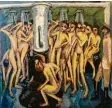  ?? Foto: dpa ?? Ernst Ludwig Kirchner: „Soldatenba­d“aus dem Jahr 1915.