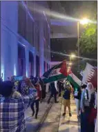  ?? ?? Another fan spotted with drums chanting eagerly for Qatar said, “We have trust in Al Annabi and its stars, the Asian champions, and we believe they will return stronger in the next two matches against Senegal and the Netherland­s.