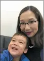  ?? DR. LEANA WEN VIA AP ?? Dr. Leana Wen is shown with her son March 11 in Baltimore.