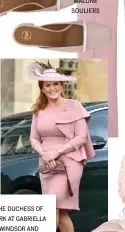  ??  ?? the duchess of york at gabriella windsor and thomas kingston’s wedding last year