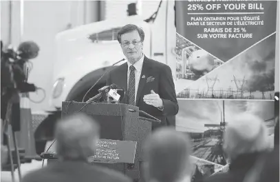  ?? NICK BRANCACCIO ?? Bob Delaney, the parliament­ary assistant to the minister of energy, recently said greenhouse growers are leaving Essex County for Ohio because of “high levels of humidity.” The growers say the main reason they’re leaving is soaring energy costs.