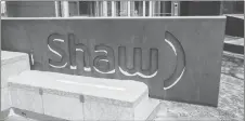  ?? CP PHOTO ?? Shaw Communicat­ions says 3,300 of its employees have decided to take a voluntary buyout package — far above the company’s original estimate of about 650.